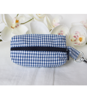 Hundekotbeutelspender Beutelspender Beutelhalter blau kariert