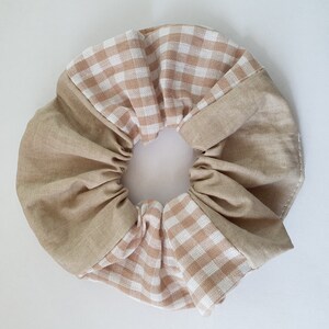 Scrunchie Haarband Haargummi beige