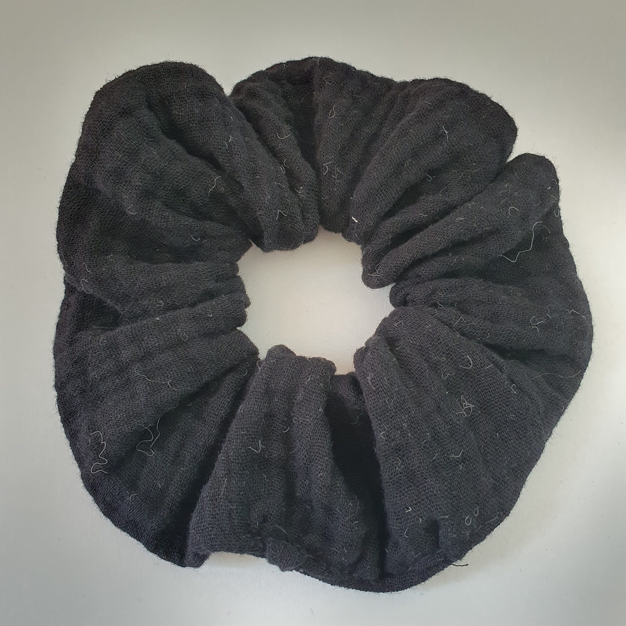 Scrunchie Haarband Haargummi schwarz
